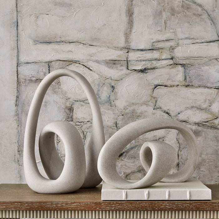 Knot Now - Tall Sculpture - White