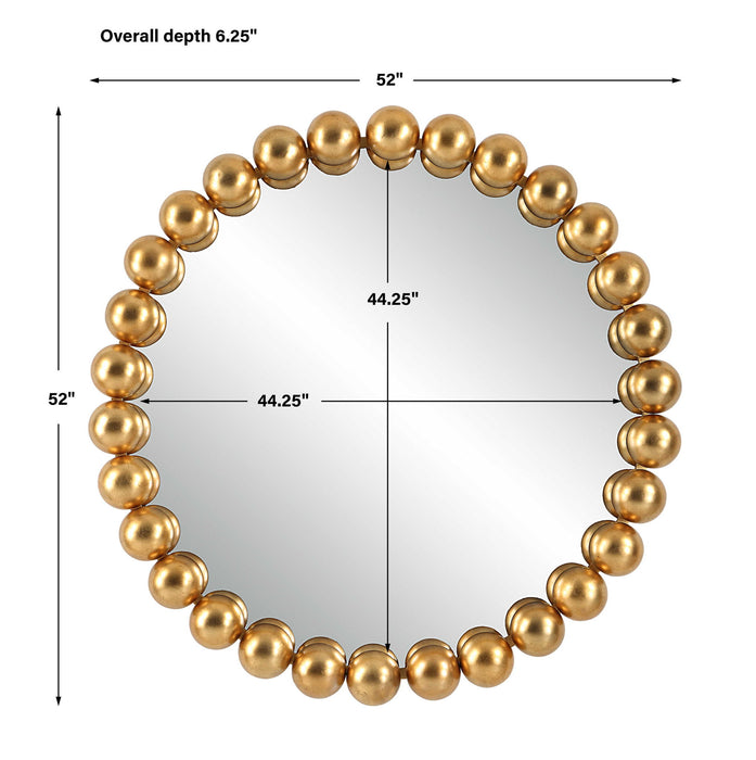 Necklace - Mirror - Gold