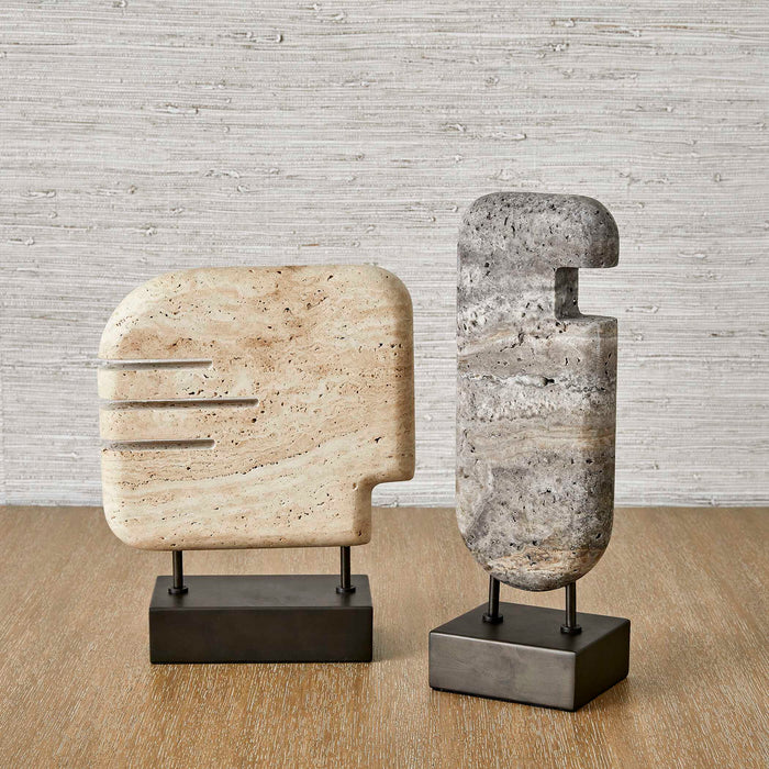 Ancient Lore - Tall Sculpture - Bronze / Gray
