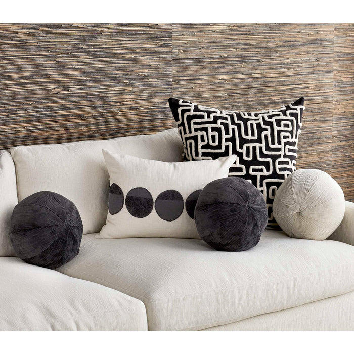 Spot On - Pillow - Black / White
