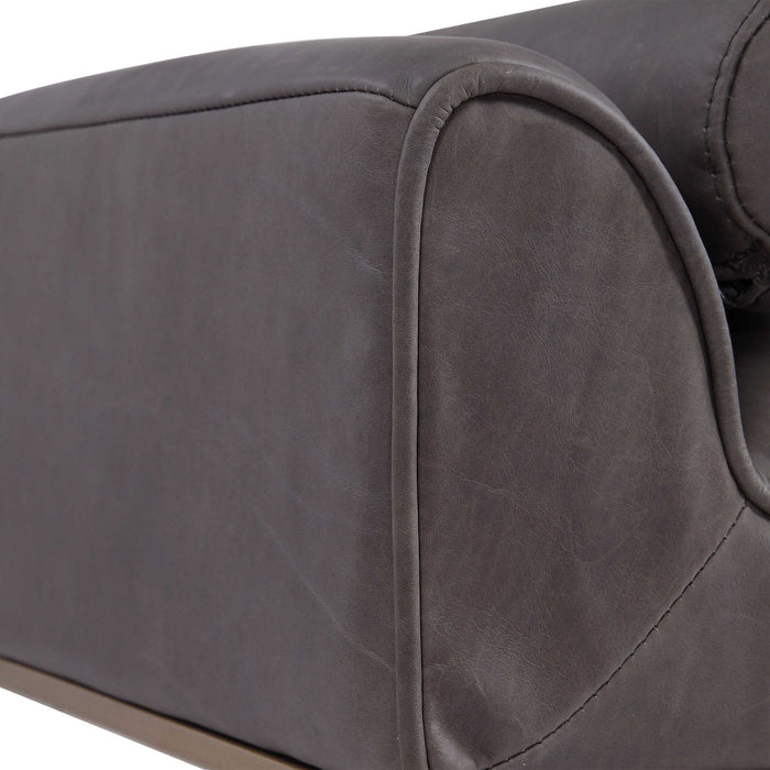 Coco - Bench - Brass / Gray