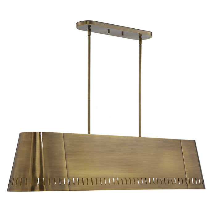 Marquee - 5 Light Pendant - Brass