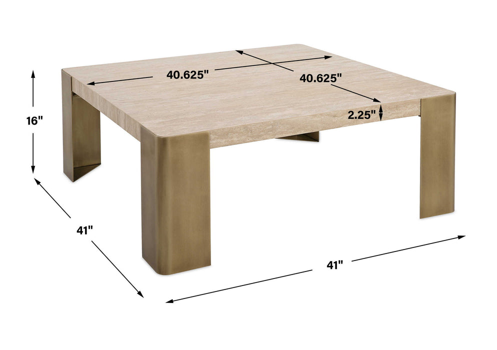 Caress - Coffee Table - Gold
