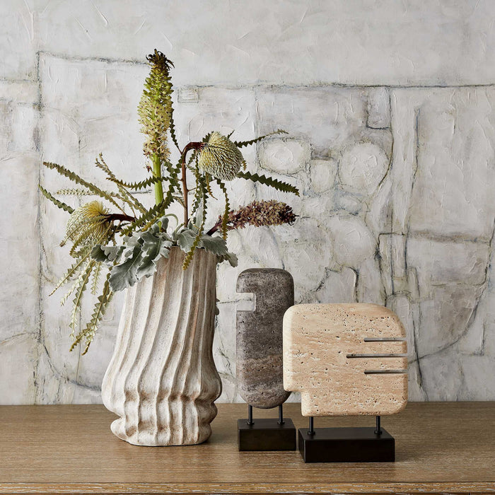 Ancient Lore - Tall Sculpture - Bronze / Gray