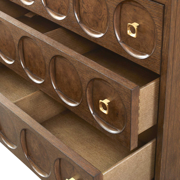 Roundabout - 3 Drawer Chest - Cocoa Brown