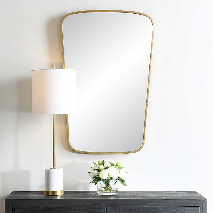 34" Mirror - Gold