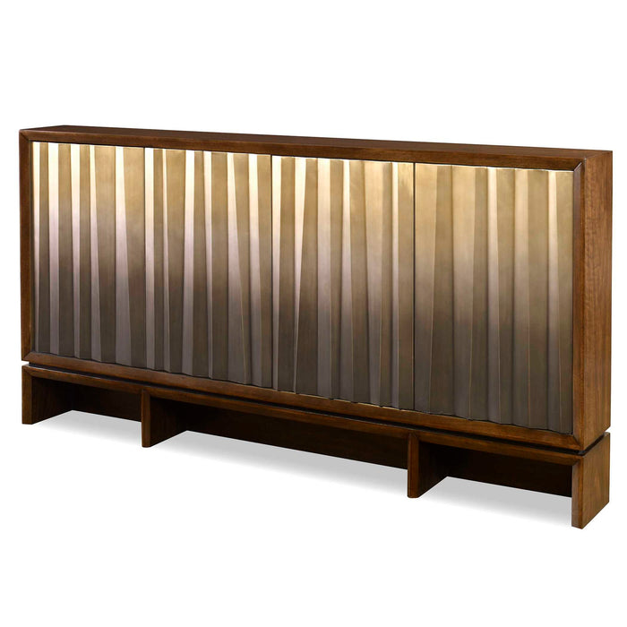 Ombre Luster - Console Table - Brass / Bronze / Woodtone