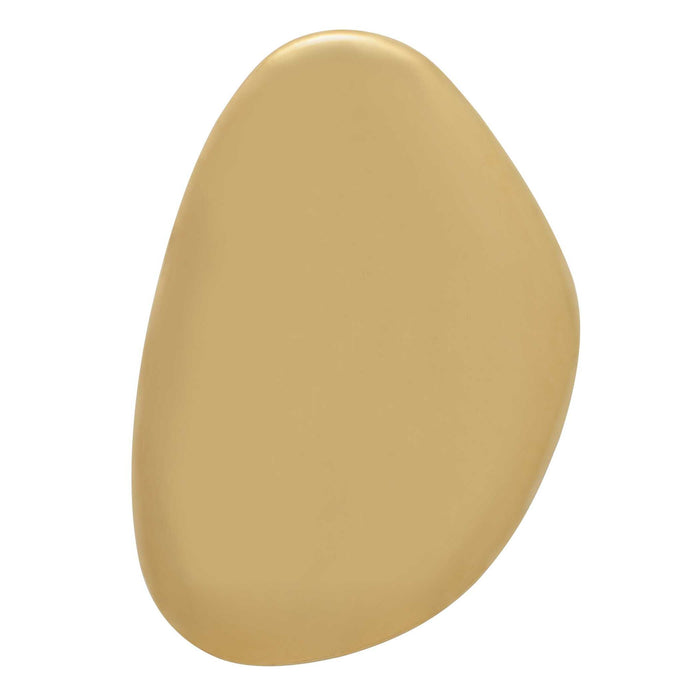 Jelly Bean - 26" x 38" Wall Sculpture - Gold