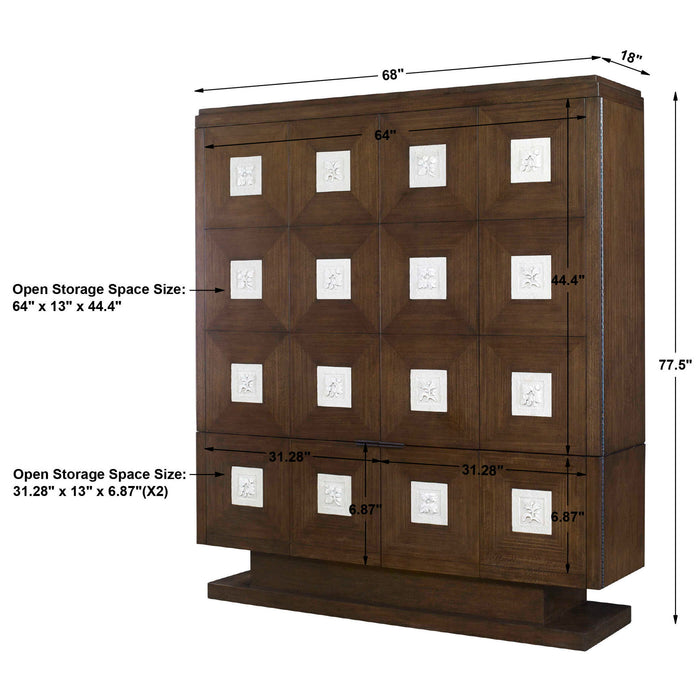 Botanical - Cabinet - Woodtone