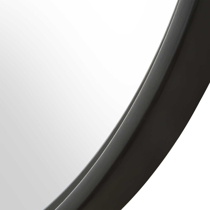 Iron Frame Mirror - Satin Black