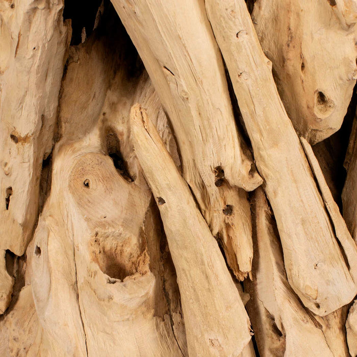 Teak Root - Round Dining Table - Bleached