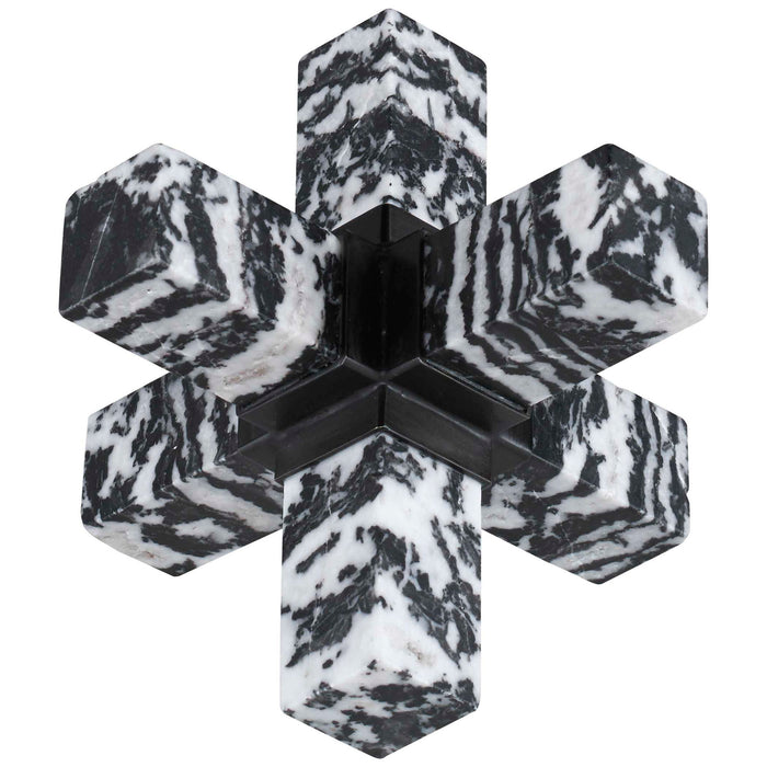 Double Cross - Sculpture - Zebra Stone