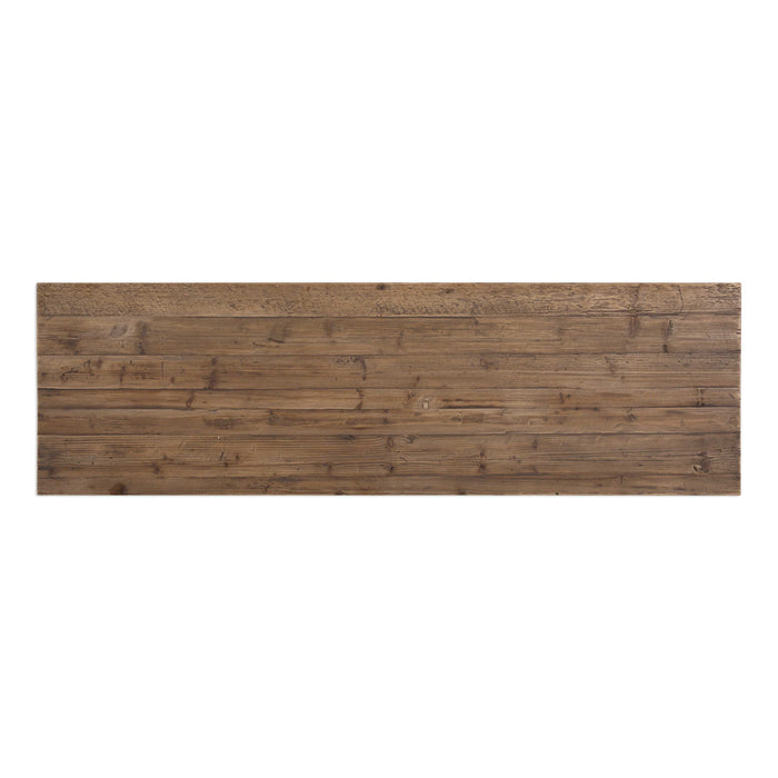Leandrew - Media Console - Black / Woodtone
