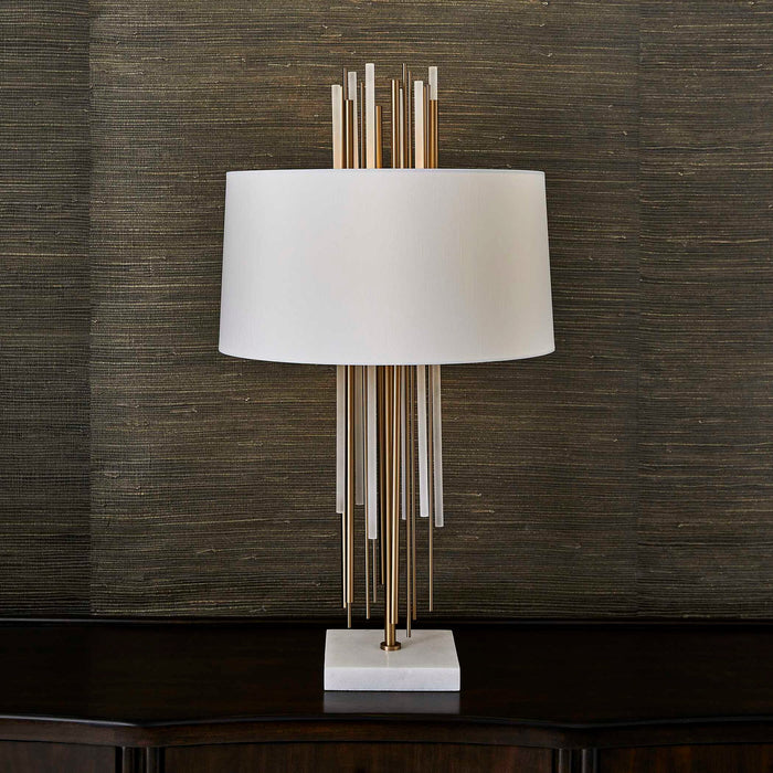 Cityscape - Table Lamp - Brass