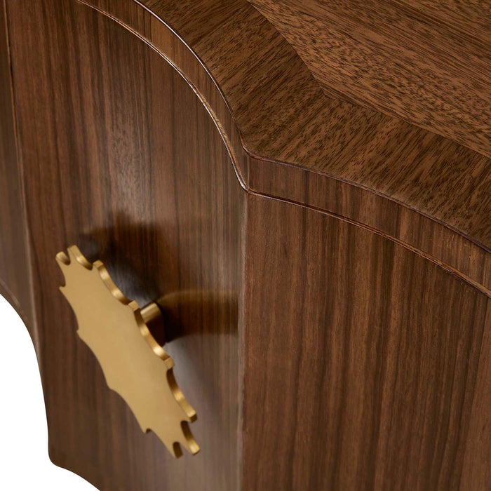 Grand Flute - 4 Door Cabinet - Woodtone