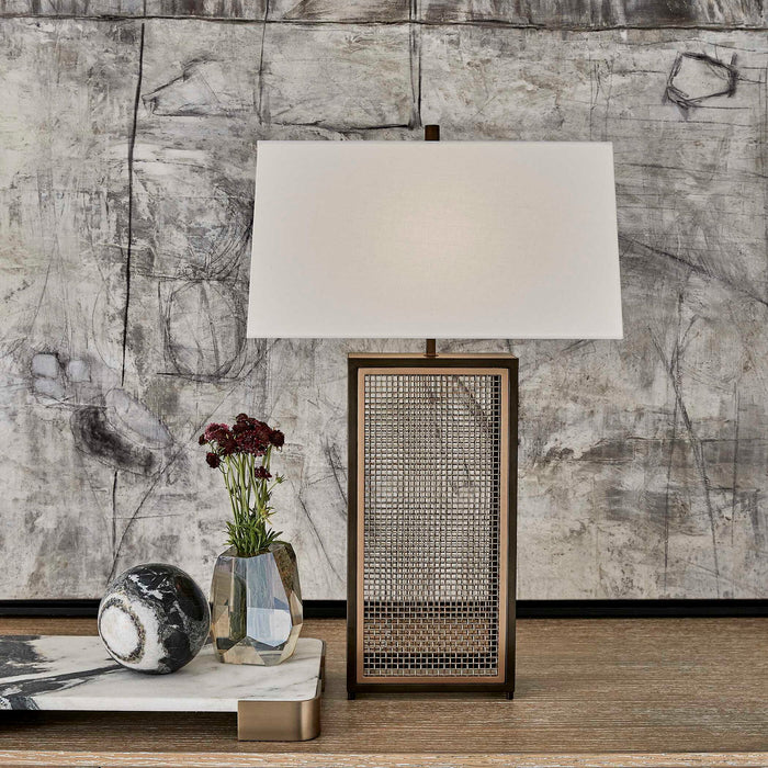 It's A Mesh - Table Lamp - Brass / Bronze / Gold