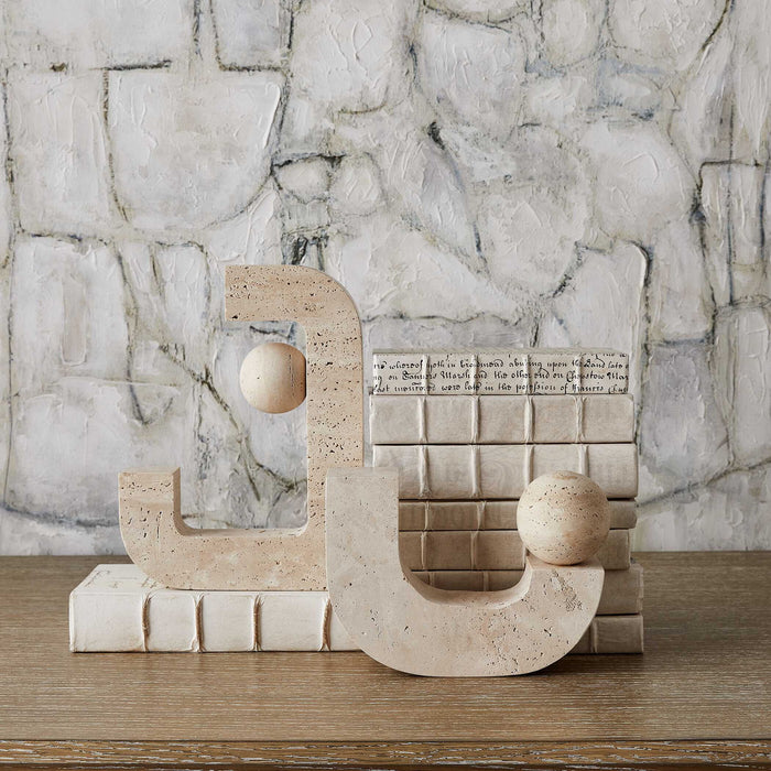 Equilibrium - Sculptures (Set of 2) - Beige