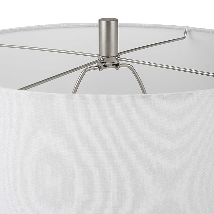 Table Lamp - Blue & White