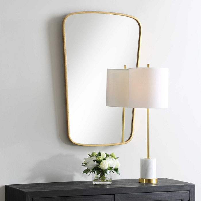 34" Mirror - Gold
