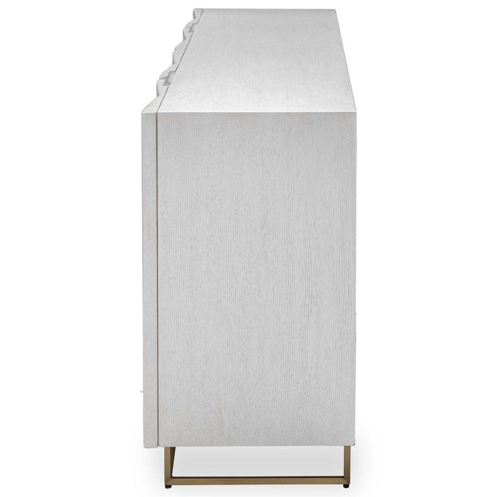 Ripple - 4 Door Cabinet - White