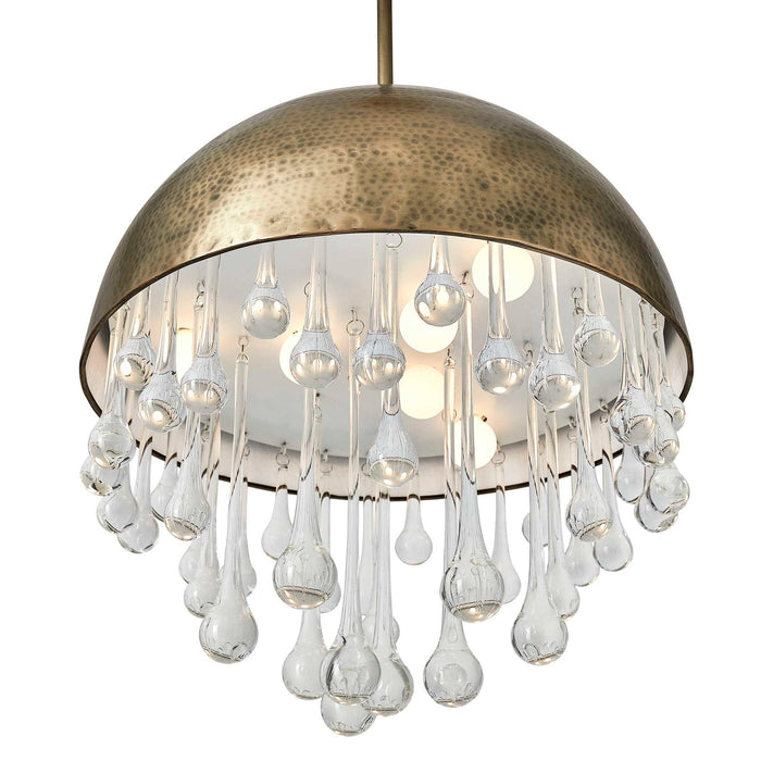 Downpour - 6 Light Pendant - Round