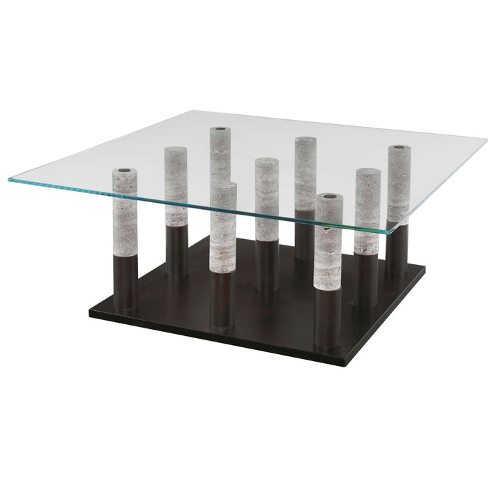 Colonnade - Coffee Table - Black / Brown / Gray