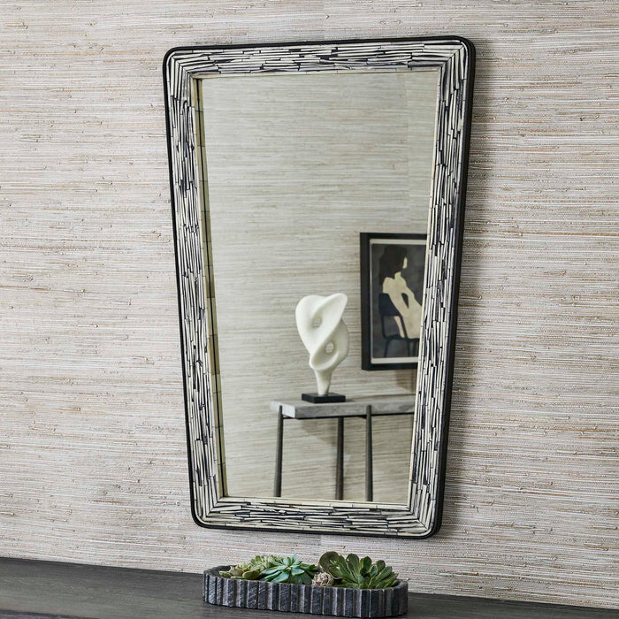 Inlay Mirror - Black / White