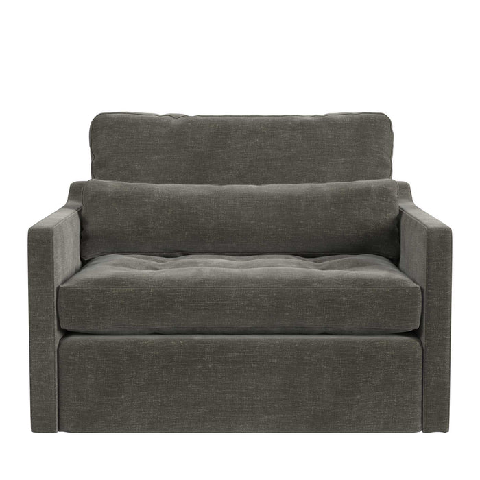 Slope - Tufted Swivel Chair-And-A-Half