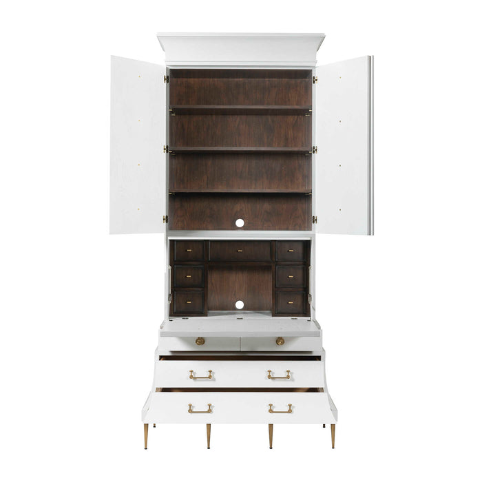 Mansard - Tall Cabinet - White