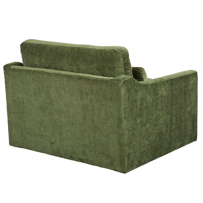 Double Martini - Swivel Chair-And-A-Half - Green