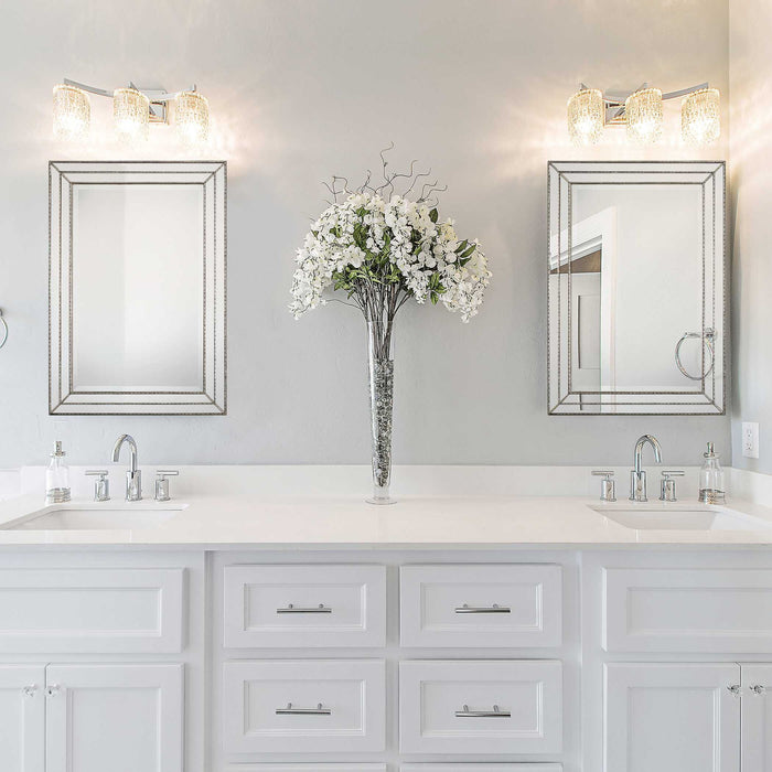Featuring Grooved Texture Mirror - Metallic Silver