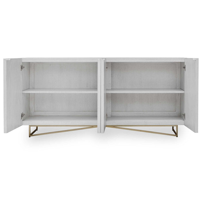 Ripple - 4 Door Cabinet - White