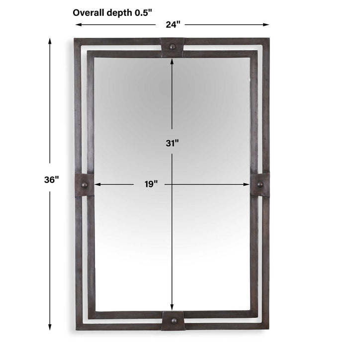 36" Mirror - Black
