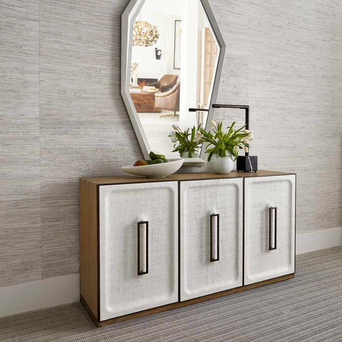 Linen 3 Door Cabinet - White