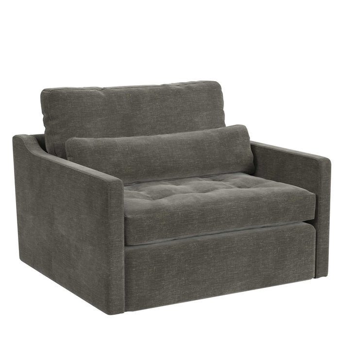 Slope - Tufted Swivel Chair-And-A-Half