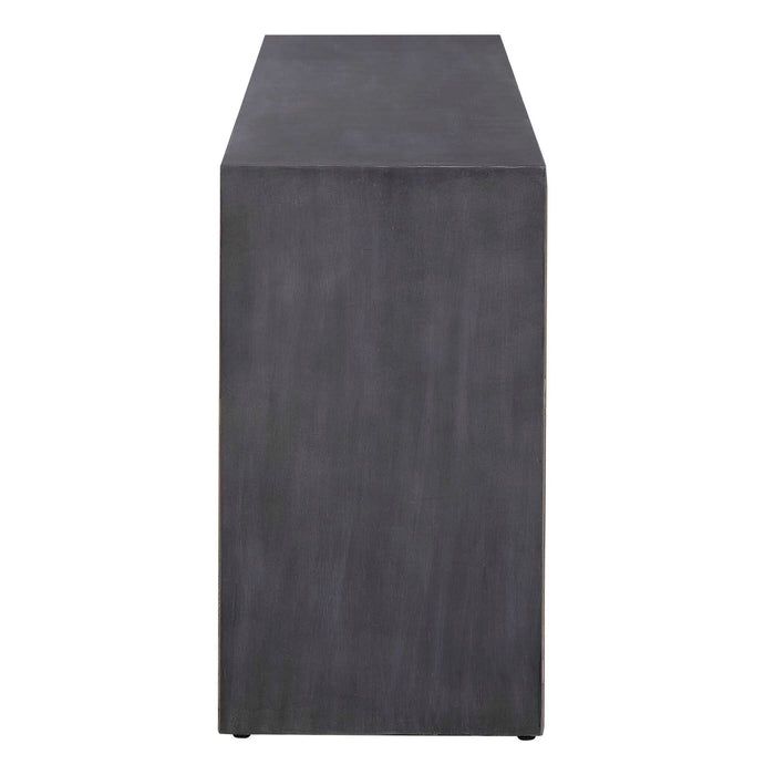 Vail - Reclaimed Wood Console Table - Dark Brown