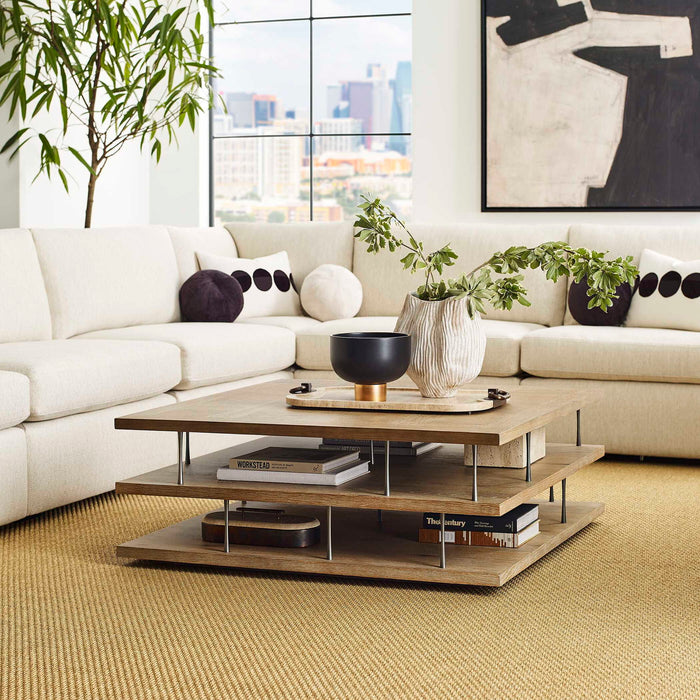 Water Lily - Vase - Brown / White