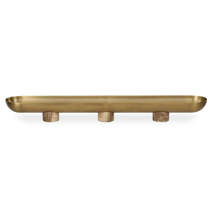 Triple - Crown Bowl - Brass / Brown