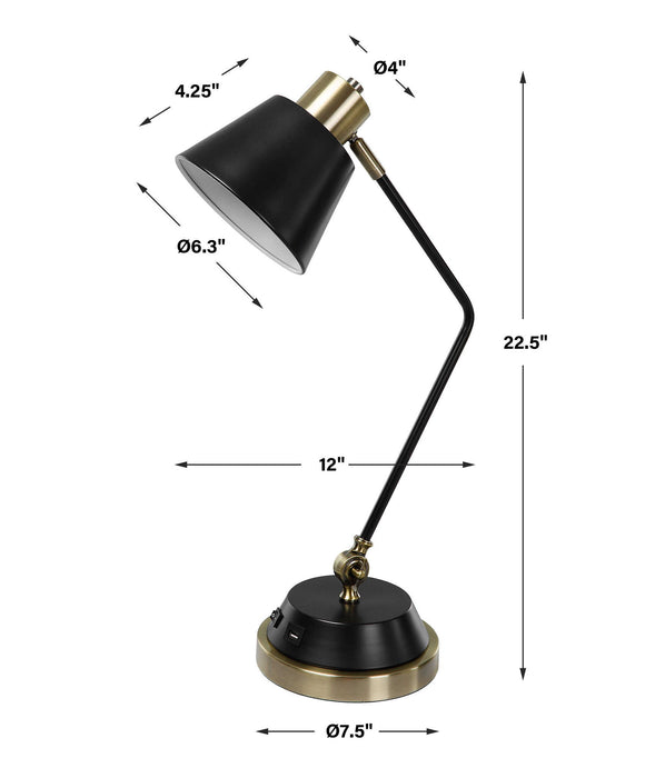 Desk Lamp - Black