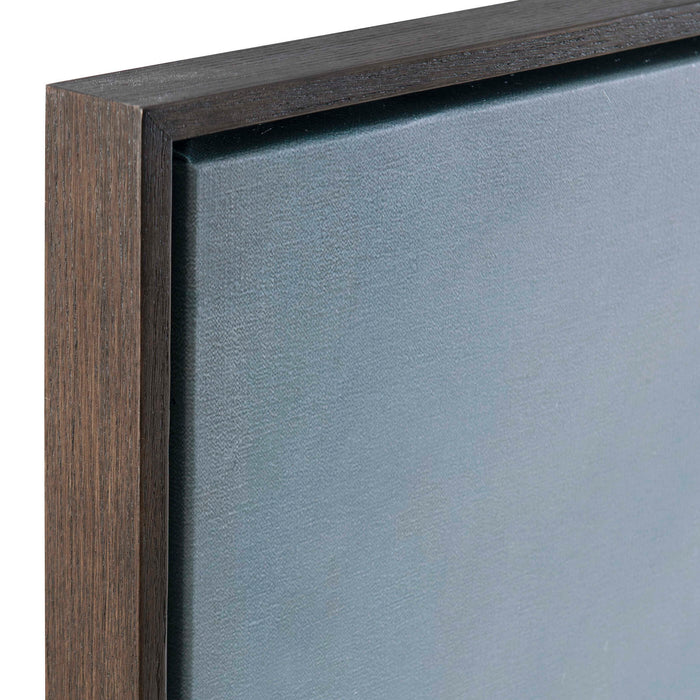 Infinity - Framed Canvas - Blue / Green / White