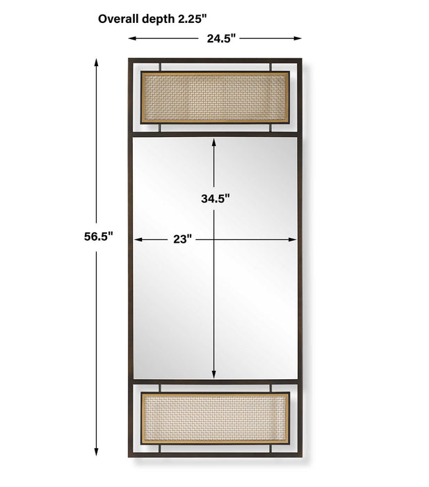 It's A Mesh - Mirror - Brass / Bronze