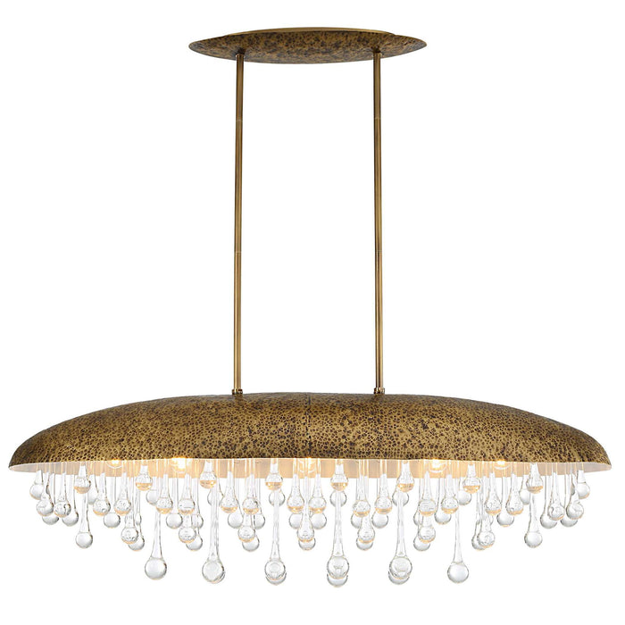 Downpour - 10 Light Pendant - Oval