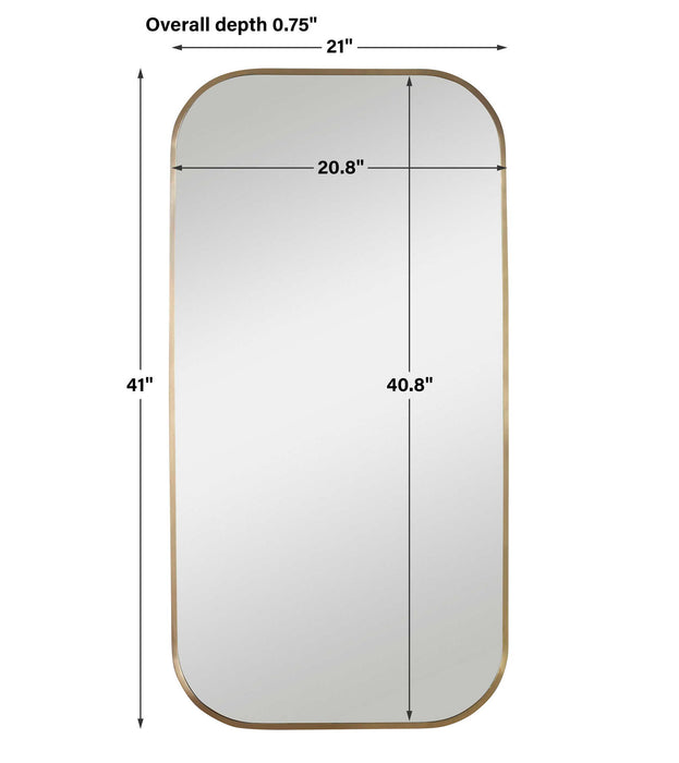 Taft - Mirror - Plated Brass