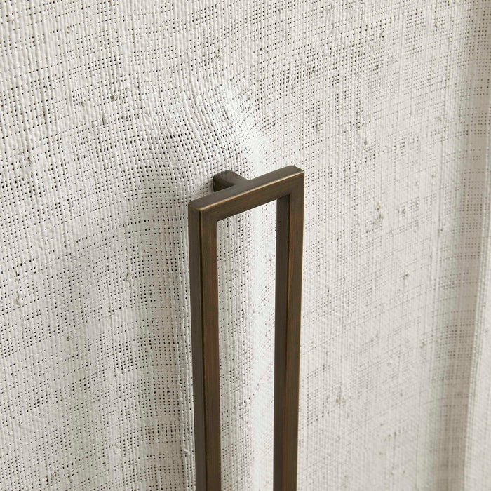 Linen 3 Door Cabinet - White
