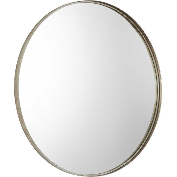 Agoura - 48" Round Mirror - Silver