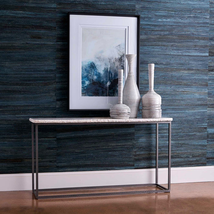 Kosumi - Console Table - Gray / White