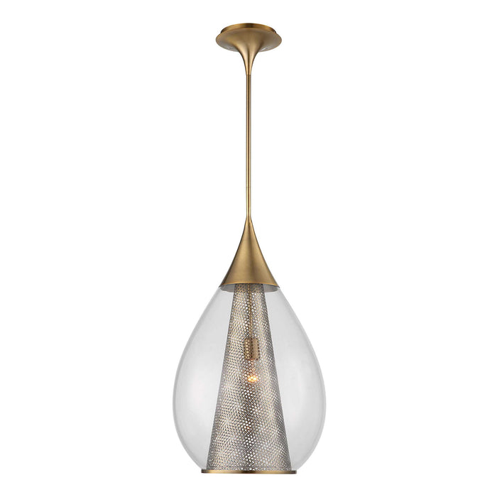 Big Drip - 1 Light Pendant - Brass