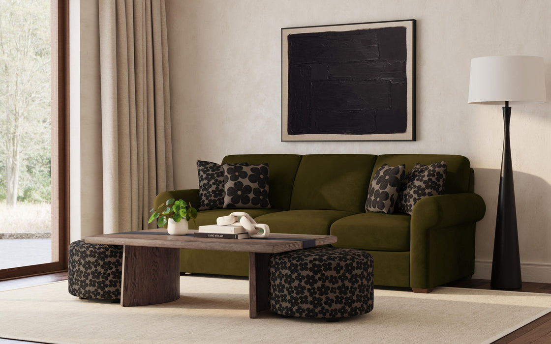 Pouf - Fabric Cocktail Ottoman
