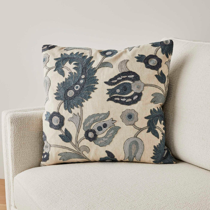 Summer Garden - Pillow - Blue