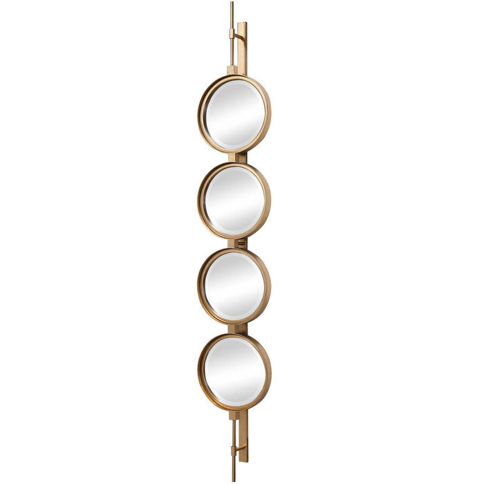 Button - Mirror - Gold